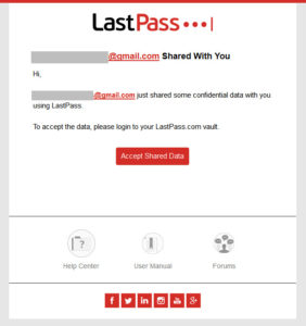 LastPass Login Share